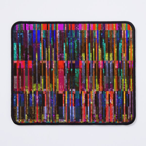 Item preview, bright abstract grunge textured multi-colored random pixel pattern designed and sold by ArtistSunny.