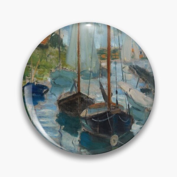Artikelvorschau, Segelboot in Le Petit Gennevilliers - Claude Monet entworfen und verkauft von V2Banksy.