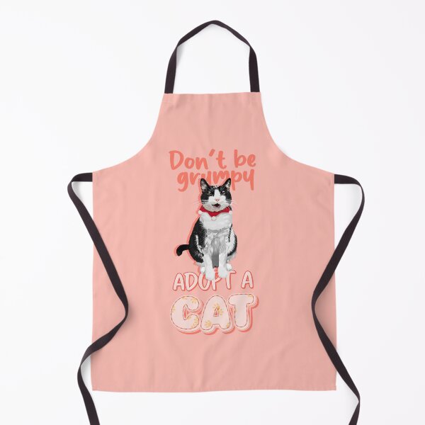 Item preview, Cute cat with message adopt a cat in English designed and sold by hateeyes.