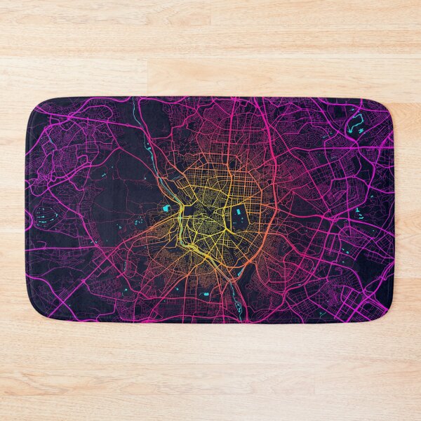 Item preview, Madrid City Map of Spain - Neon designed and sold by deMAP.