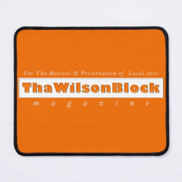 Item preview, ThaWilsonBlock Magazine Web Logo Orange Invert by Mistah Wilson designed and sold by The Street Sign Store.