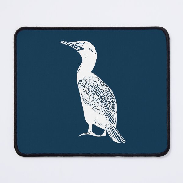Item preview, Neotropic Olivaceous Cormorant White Design designed and sold by designsasstultd.