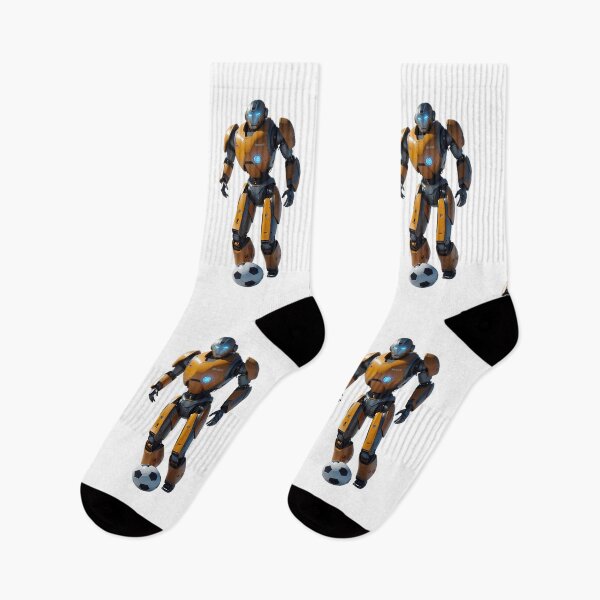 Item preview, Robotic Soccer Showdown Amidst a Snowstorm in the Antarctic designed and sold by Zivoo.