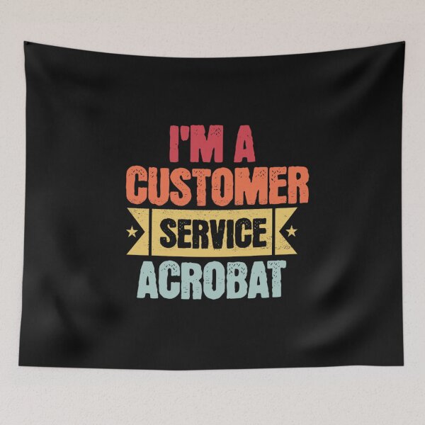 Item preview, I'm Customer Service Acrobat | T-Shirt designed and sold by NicolasGlowArt.