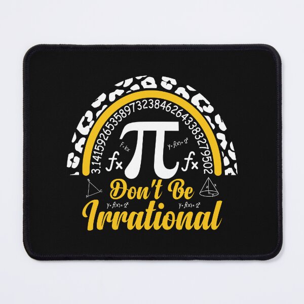 Item preview, Happy Pi day Be Irrational Leopard Boho Rainbow Math Teachers Students 3.14 designed and sold by Smix Pixels.