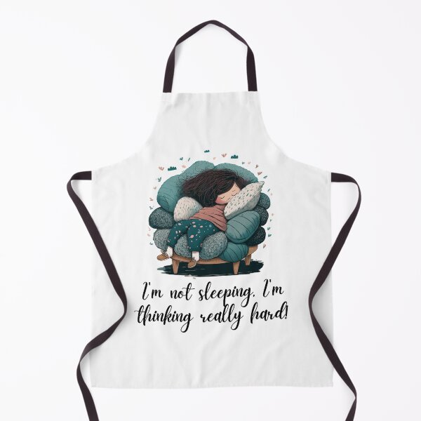 Item preview, I'M NOT SLEEPING, I'M THINKING REALLY HARD designed and sold by PixelsNBows.