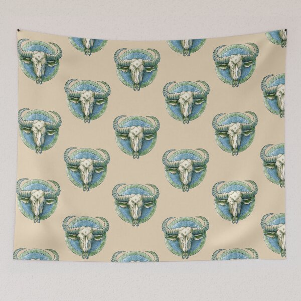 Item preview, Buffalo skull mandala designed and sold by AngeMNunez.