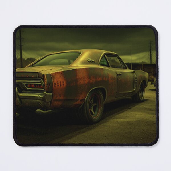 Item preview, The Haunting Muscle Car at Deserted Junk Yard designed and sold by TheDarkWardrobe.