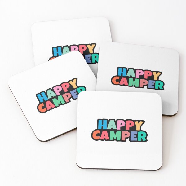 Item preview, Happy Camper Colorful Design designed and sold by YourChoiceArt.