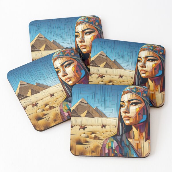 Item preview, Egyptian Woman - Cubism designed and sold by Xrzysiek.