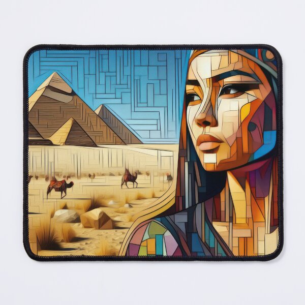 Item preview, Egyptian Woman - Cubism designed and sold by Xrzysiek.