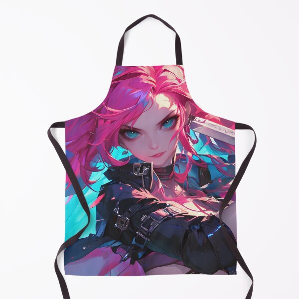 Item preview, Sword-wielding rebel: colorful hair, cool style & irrepressible spirit designed and sold by Cr-AI-tive.