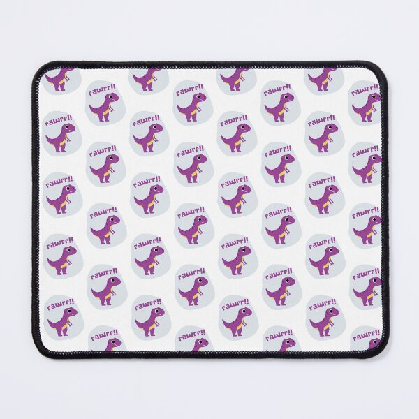 Item preview, Cute Purple Dinosaur Cartoon Kawaii Rawr Sharp Teeth Funny designed and sold by hiunlimit.