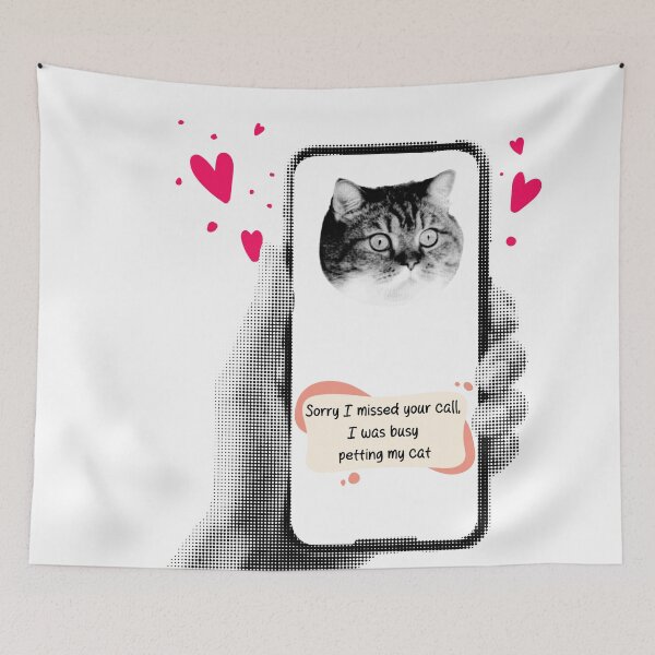 Item preview, Funny Cat Cartoon Cat Quote For Cat Lovers  designed and sold by Cuteanimalgifts.
