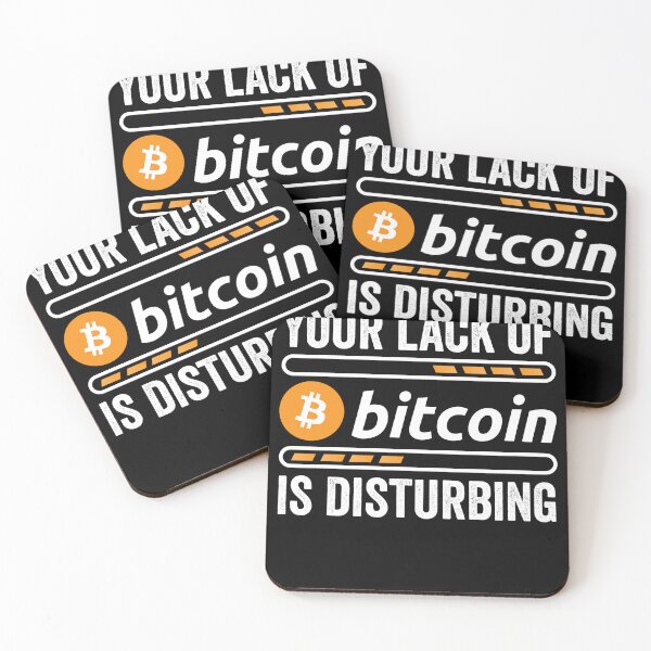 Item preview, Your lack of bitcoin is disturbing Cryptocurrency designed and sold by Shirtey.