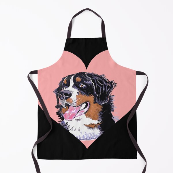 Artikelvorschau, BERNER BERGHUND BERNER HERZ ROSA entworfen und verkauft von Marni Scofidio Desi9ns.