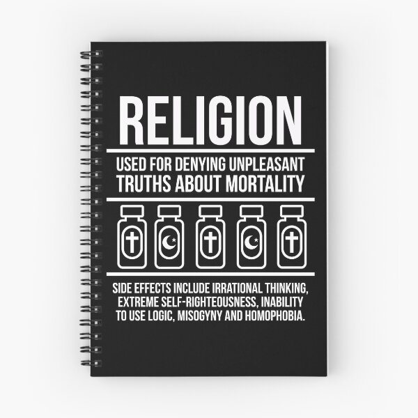 Artikelvorschau, Religionsgebrauch und Nebenwirkungen, weißes Textdesign entworfen und verkauft von Rachel the Artist .