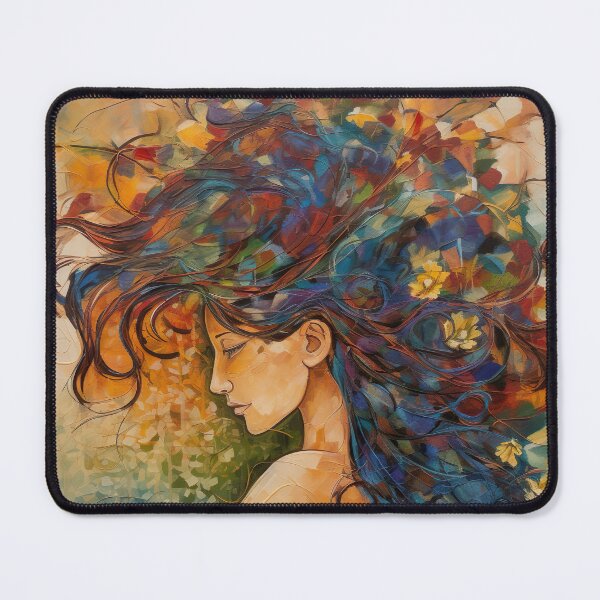 Item preview, flowers in hair,oil designed and sold by elegantpaterns.