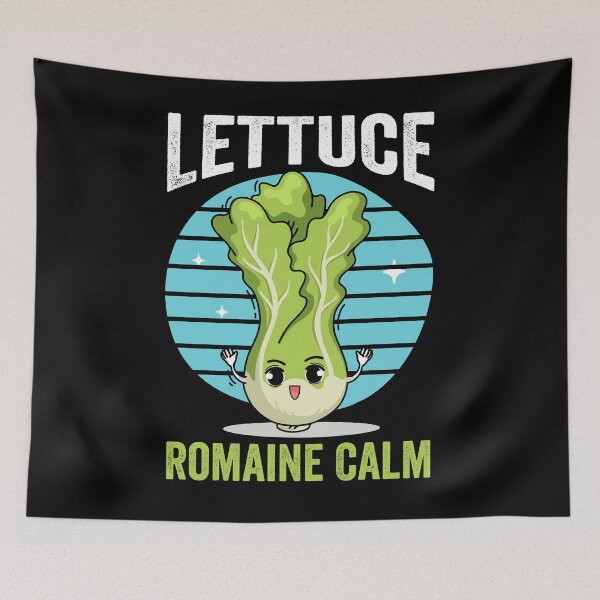 Item preview, Vegan Lettuce Romaine Calm Vegetarian Vegetable designed and sold by Shirtey.