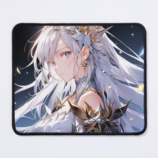 Item preview, Silver Hair Stellar Guardian Anime Girl designed and sold by bubblegoth.