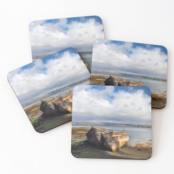 Item preview, Wrecked Boats at Salen Sound of Mull Scotland designed and sold by PhotosEcosse.