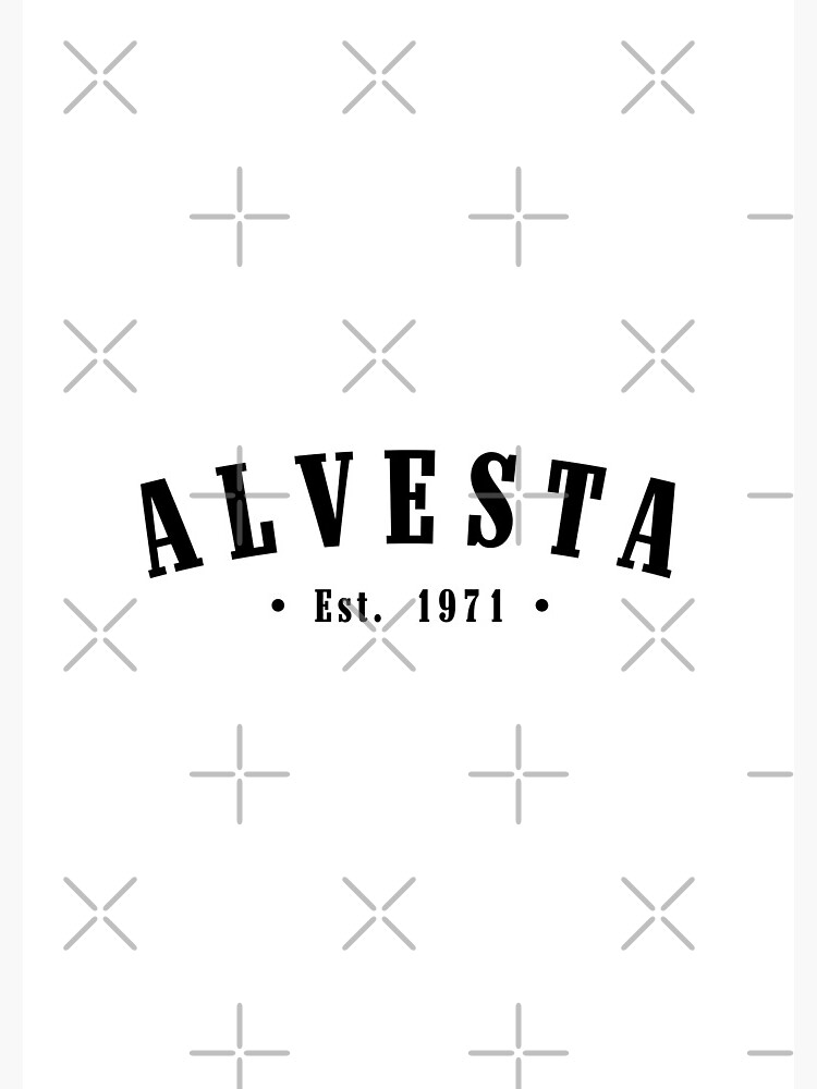 Thumbnail 3 of 3, Journal, Alvesta Kronoberg County Sweden Est. 1971 Black Letter Sverige designed and sold by establishedwear.