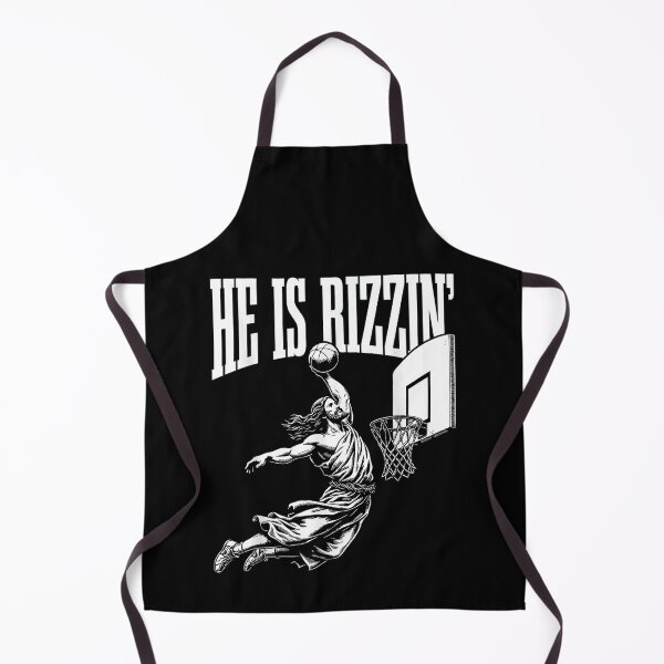 Item preview, He Is Rizzin Funny Jesus Basketball Meme designed and sold by GenioFin.
