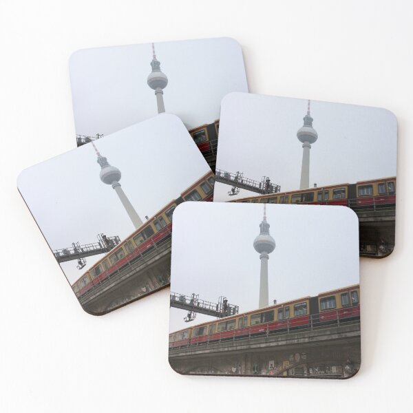 Item preview, Berlin TV Tower and S Bahn designed and sold by DaisyAndrew.