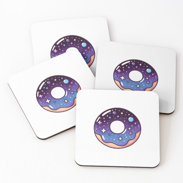 Item preview, Galaxy Donut with Stars and Planets designed and sold by UmbrellaStudio1.