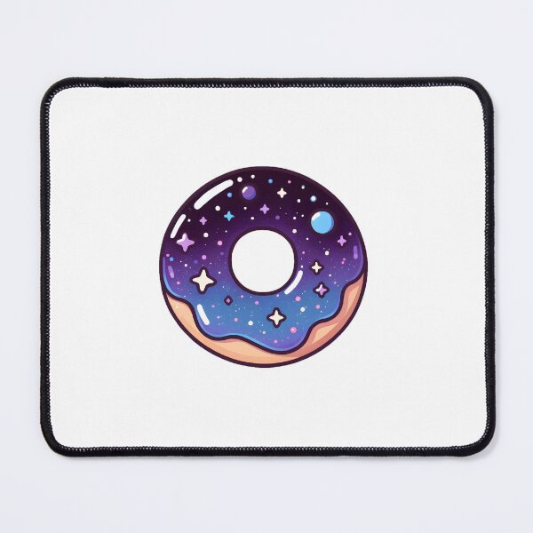 Item preview, Galaxy Donut with Stars and Planets designed and sold by UmbrellaStudio1.