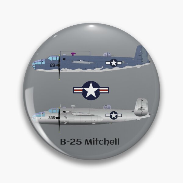 Item preview, B-25 Mitchell Aircraft Duo: Vintage Aviation designed and sold by Chroma Artis.