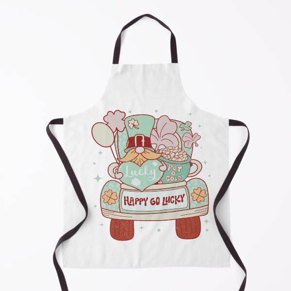 Item preview, Happy Go Lucky ,Lucky Gnome,St Patricks Day designed and sold by BotunPeony.