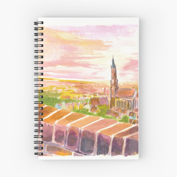 Item preview, Landshut Schanzl View on a Summer Day designed and sold by artshop77.