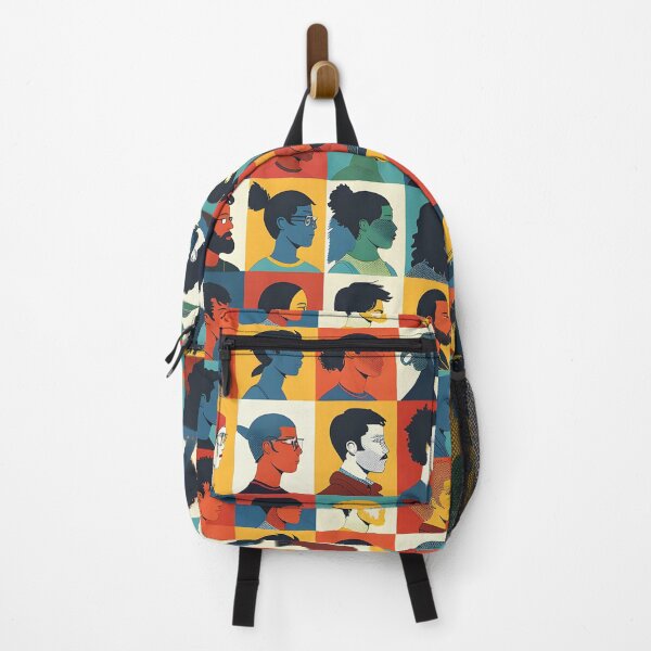 Item preview, diverse faces of different ethnicity pattern  designed and sold by xiao xuans.