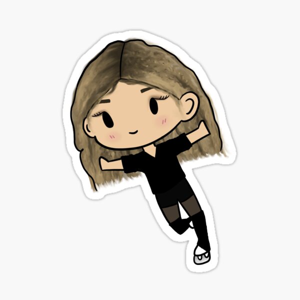 Item preview, Figure Skater Violet Wolff designed and sold by Amanda Urban.