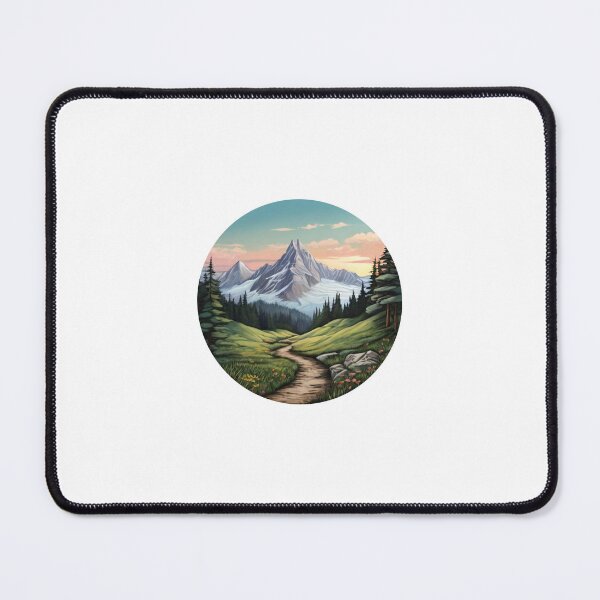 Item preview, Path to Serenity - Mountain Meadow Trail designed and sold by Daniel Haddad.