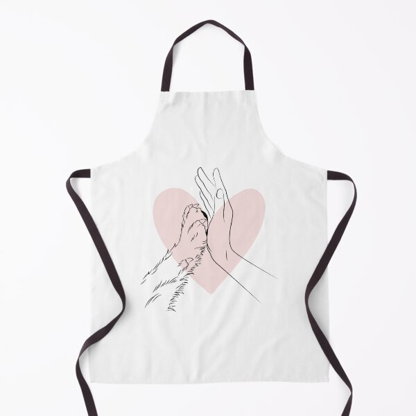Item preview, Dog Paw Human Hand Inside Heart  designed and sold by HappyNoireArt.