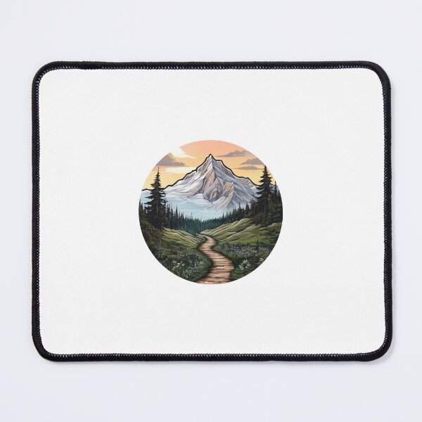 Item preview, Path to the Peak - Mountain Trail Illustration designed and sold by Daniel Haddad.