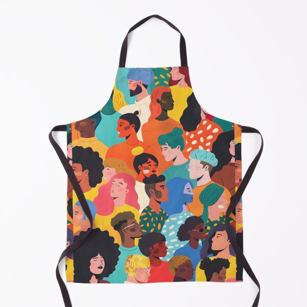 Item preview, Ddiverse faces of different ethnicity pattern designed and sold by xiao xuans.