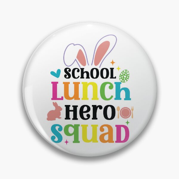 Item preview, School Lunch Lady Hero Squad Funny Cafeteria Workers Easter Design Gifts designed and sold by millionair3.