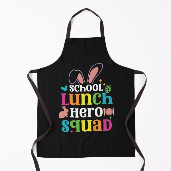 Item preview, School Lunch Lady Hero Squad Funny Cafeteria Workers Easter Design Gifts designed and sold by millionair3.