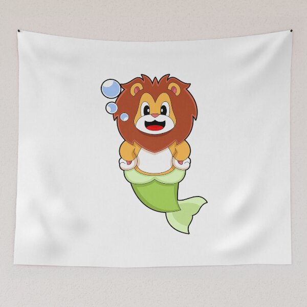 Item preview, Lion Mermaid designed and sold by Snabdesign84.