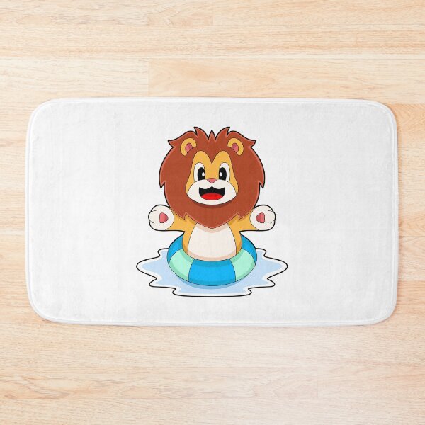 Item preview, Lion Swimming Lifebuoy designed and sold by Snabdesign84.