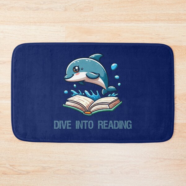 Item preview, Dolphin jumping into a book designed and sold by Irbisinthebox.