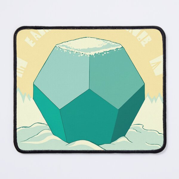 Item preview, Dodecahedron Shades of Green - One of the Platonic Solids - Digital Drawing designed and sold by Loving Nature Gifts.