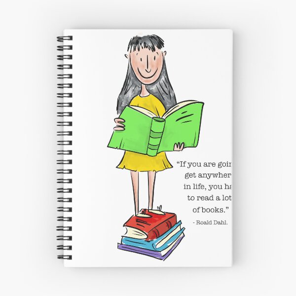 Item preview, Roald Dahl, Matilda quote designed and sold by Deanosdoodles.