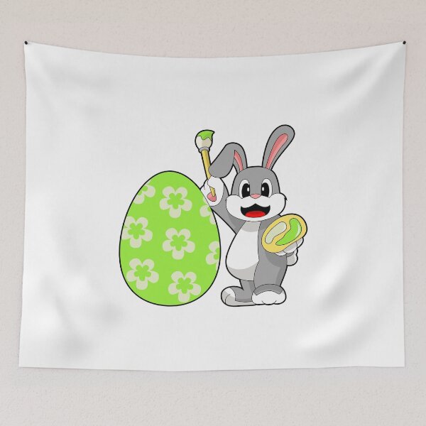 Item preview, Rabbit Easter Easter egg Painting designed and sold by Snabdesign84.