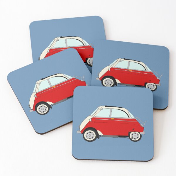 Item preview, Vintage Isetta Art: Retro Car Illustration designed and sold by Chroma Artis.