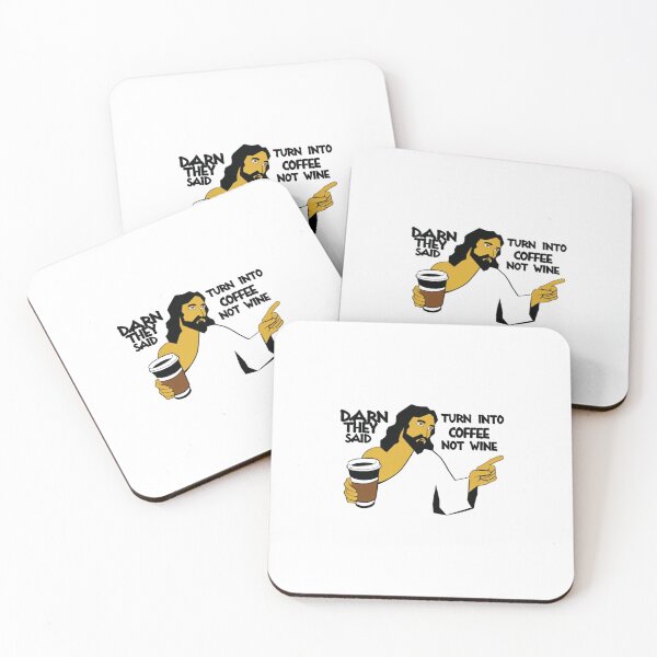 Item preview, Humorous Coffee Moment - "Coffee Not Wine" designed and sold by BlueGoldArt.