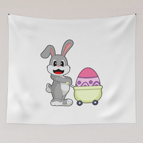Item preview, Rabbit Easter Easter egg Shopping designed and sold by Snabdesign84.